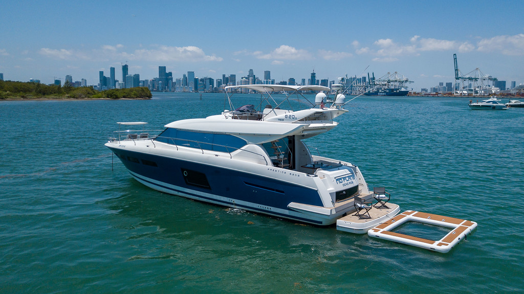 65ft Prestige yacht charter in Miami