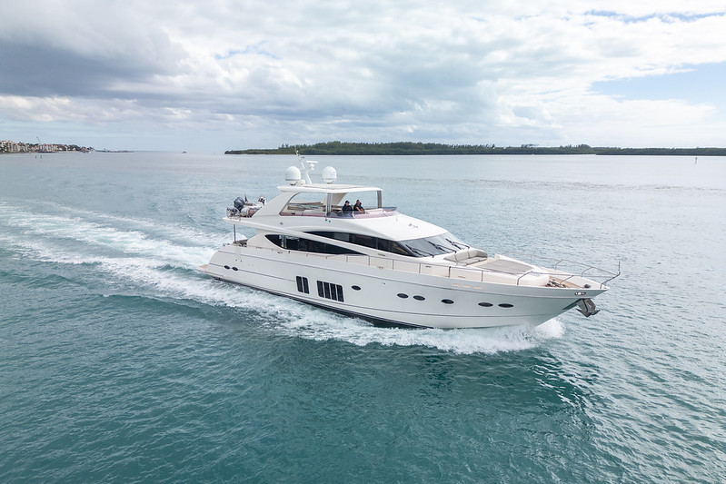 88ft Princess yacht charter in Miami