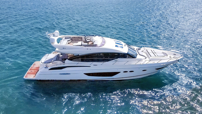 74ft Princess yacht charter in Miami